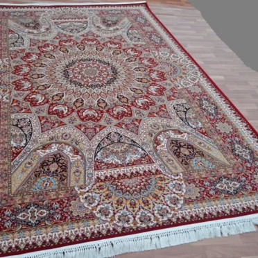 Ковер турецкий Абришим 3809 red