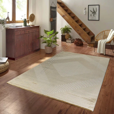 Рельефный турецкий ковер Dallas 0B913A CREAM_D.BEIGE