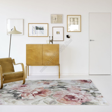 Ковер бельгийский ARGENTUM PLATINUM 63421 7474 модерн с цветами