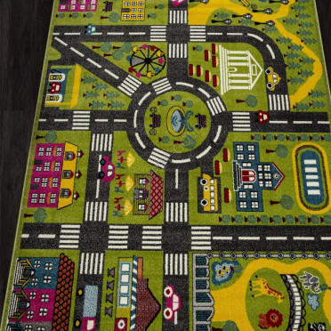 Ковер C070 - GREEN - Прямоугольник - коллекция ORION