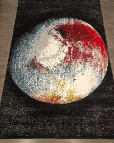 Ковер на пол AC45 - Черный - Прямоугольник - коллекция ORION