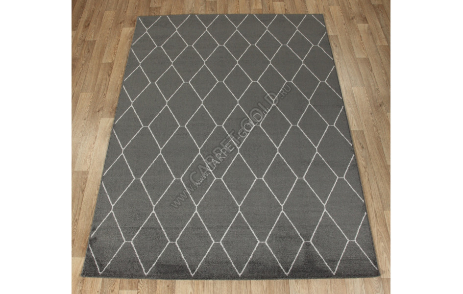 Бельгийский ковер Ambiance 81228 Anthracite-Silver