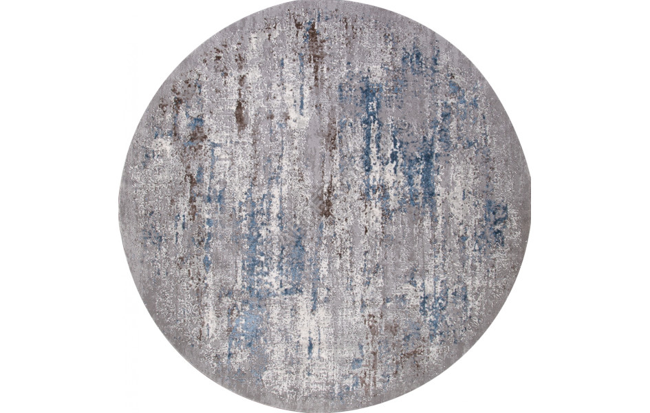 Ковер 03856A - BLUE / BLUE - Круг