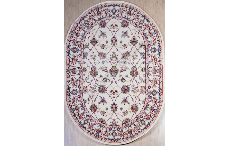 Монгольский ковер HUNNU (шерсть + вискоза) 6C1562 001 овальный