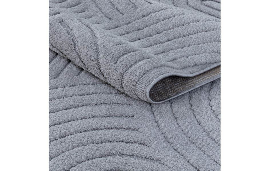 Рельефный турецкий ковер Sofia 0E419A L.GREY