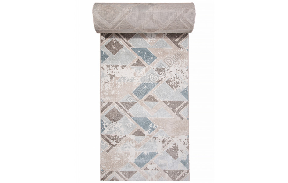 Ковровая дорожка D979 - BEIGE-BLUE - коллекция NATUREL