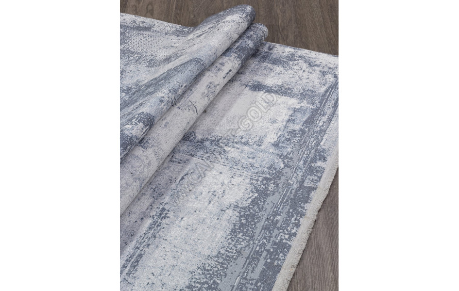 Ковер AB074A - GREY / BLUE - Прямоугольник - коллекция LOTUS