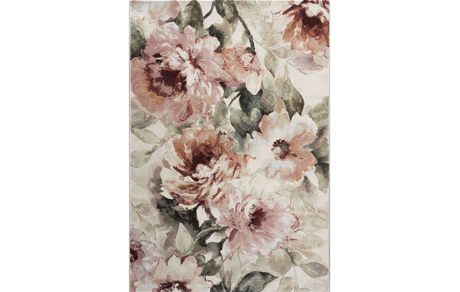 Ковер бельгийский ARGENTUM PLATINUM 63421 7474 модерн с цветами