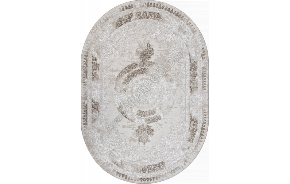 Ковер 04087A - BROWN / BROWN - Овал - коллекция ARMINA