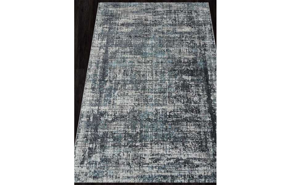 Ковер 02467H - BLUE / GREY - Прямоугольник - коллекция SAFARI