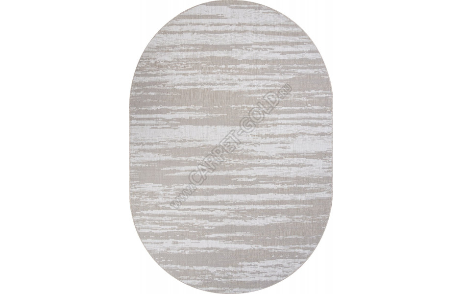 Ковер S143 - BEIGE - Овал - коллекция KAIR