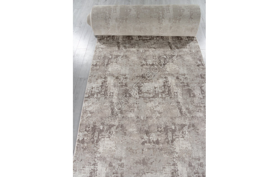 Ковер 38871 - 780 BEIGE / GREY - Дорожка - коллекция BRAND