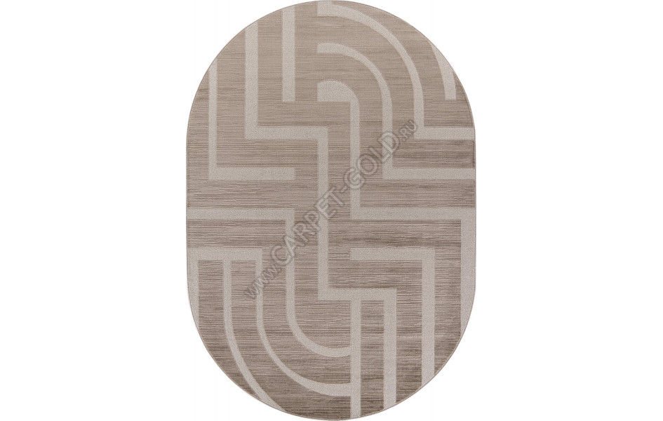 Ковер F439 - BEIGE - Овал - коллекция DIOS